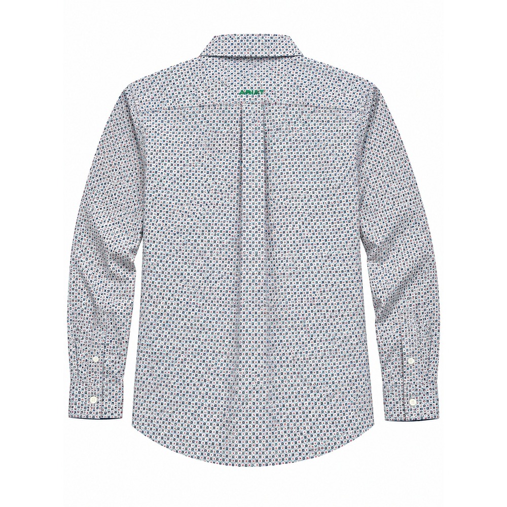 Ariat Men's Geometric Pattern Wrinkle-Free - Picture 4 of 4